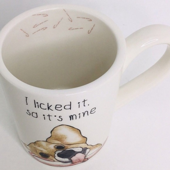 Ceramic Coffee/Tea Mug, Boston International Holiday 12-Oz, I Licked It Xmas Dog - Picture 2 of 6